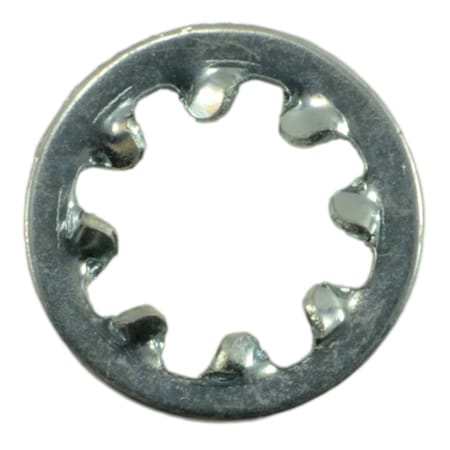 Midwest Fastener Internal Tooth Lock Washer, For Screw Size #8 Steel, Zinc Plated Finish, 100 PK 03979